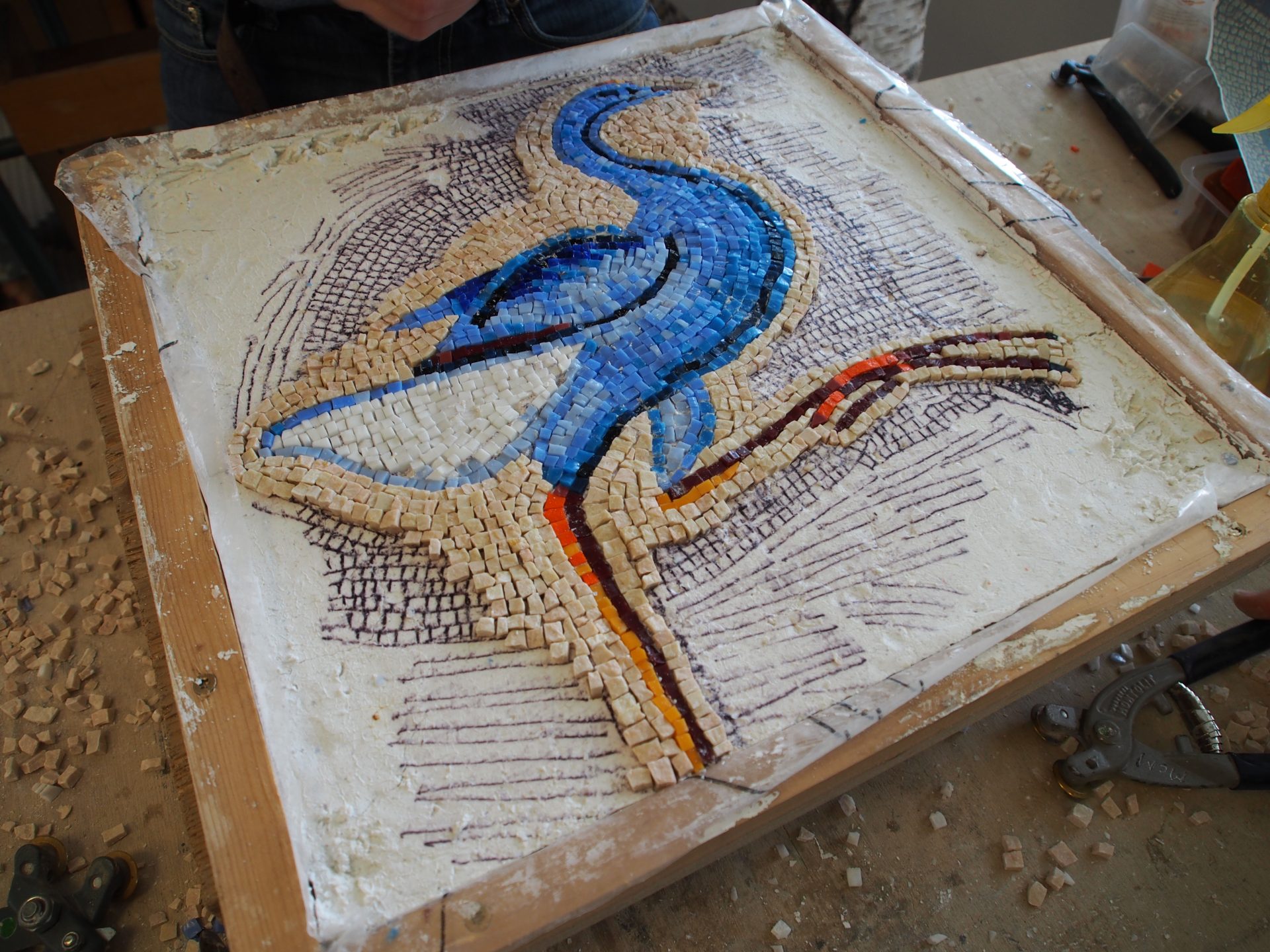 copie de mosaïque antique