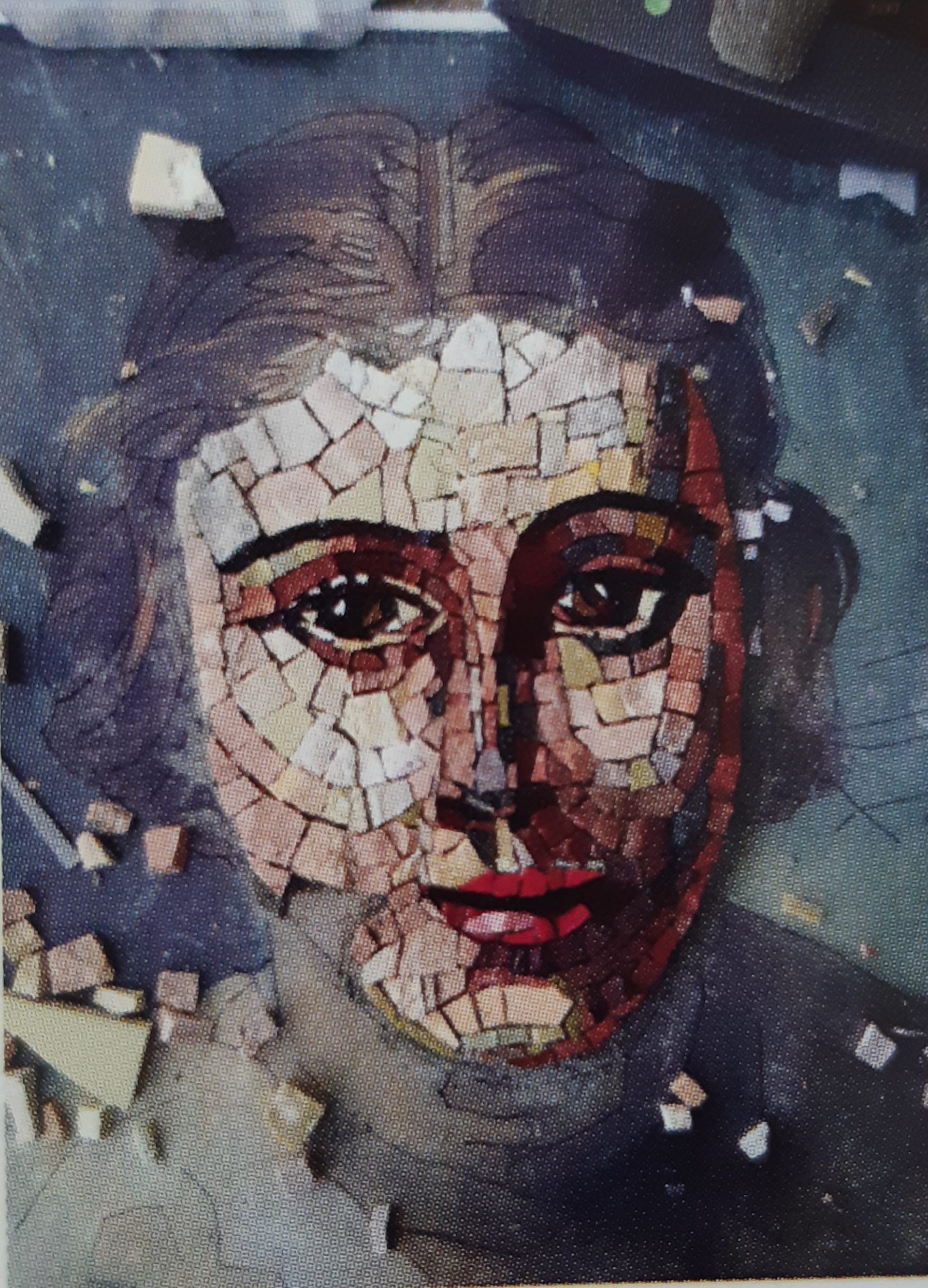 portrait en mosaïque