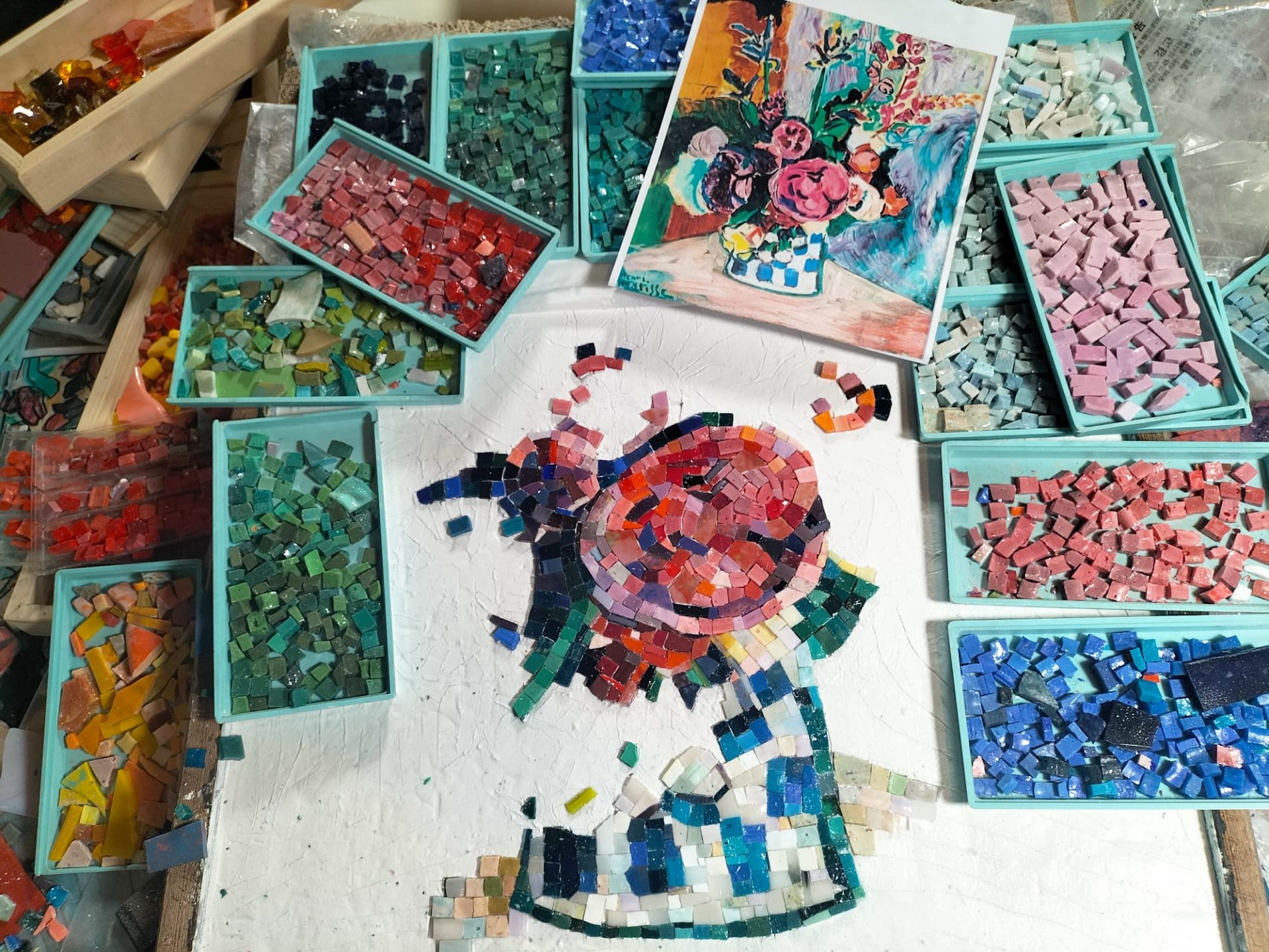 11- Matisse interprété avec la technique de Ravenne du 2 au 7 aout 2027
